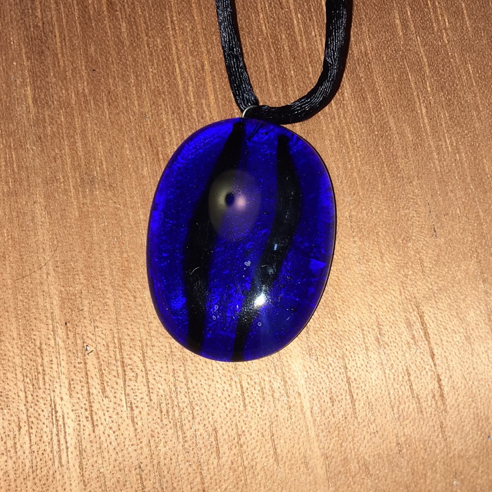 Handmade Dichroic Glass Necklace
